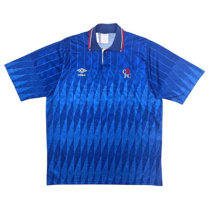1989/91 Chelsea Home Football Shirt (XL) Umbro - Football Finery - FF303460