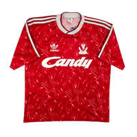 1989/91 Liverpool Home Football Shirt (L) Adidas - Football Finery - FF302965