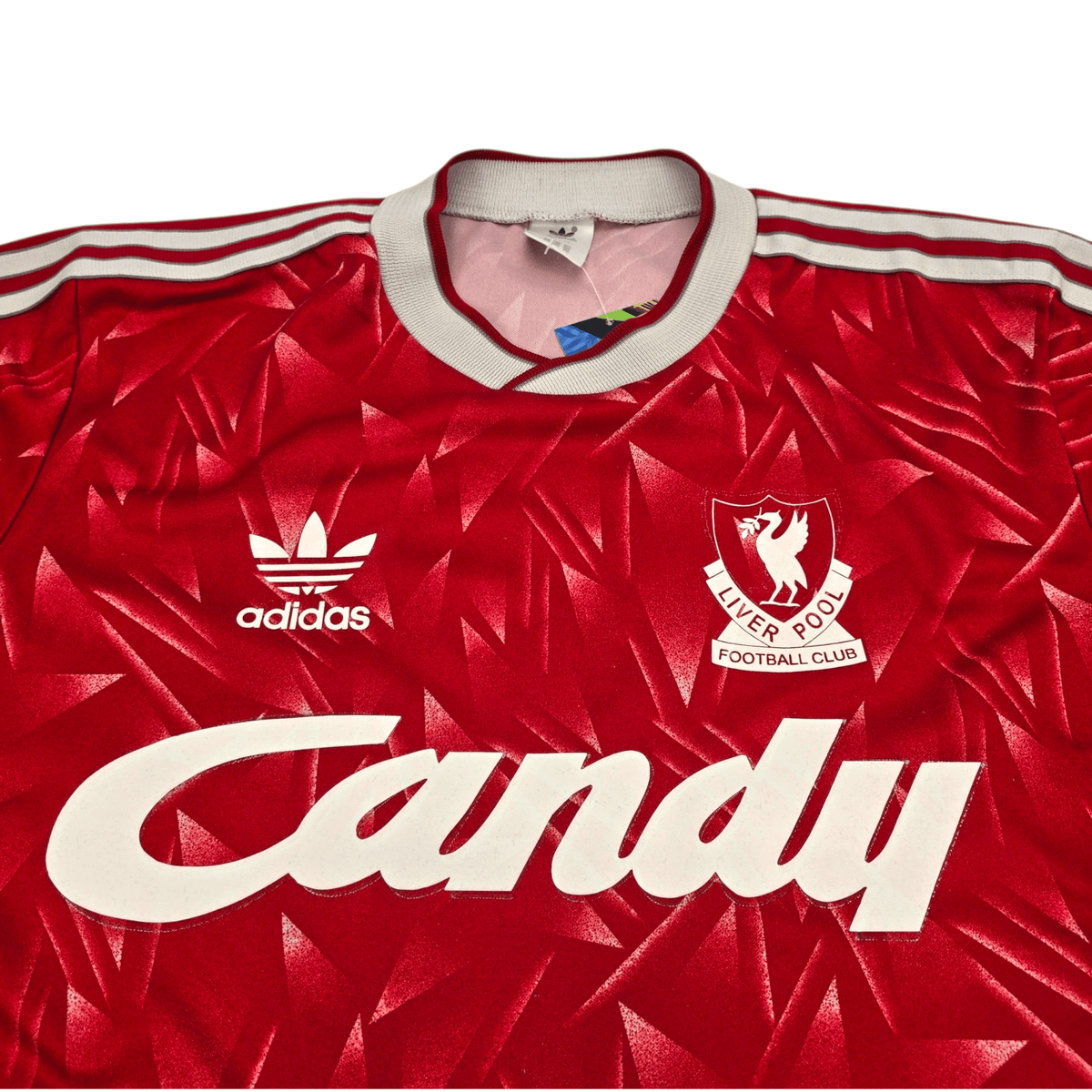 1989/91 Liverpool Home Football Shirt (L) Adidas - Football Finery - FF302965