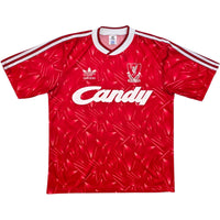 1989/91 Liverpool Home Football Shirt (M) Adidas - Football Finery - FF304666