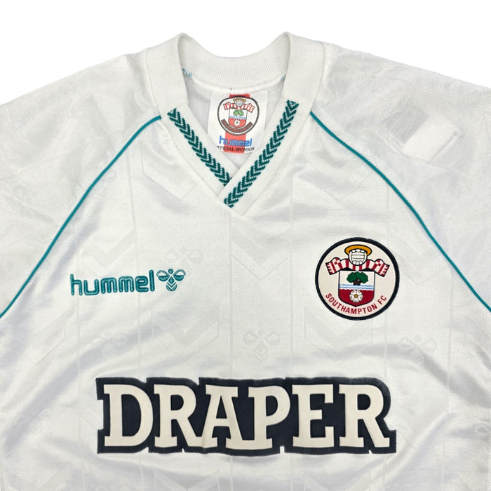 1989/91 Southampton Away Football Shirt (S) Hummel - Football Finery - FF204040