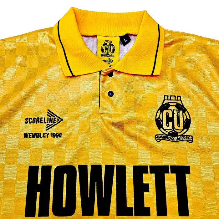 1990 Cambridge United Wembley Home Football Shirt | Scoreline - Football Finery - CUFC_1990_Wembley_S