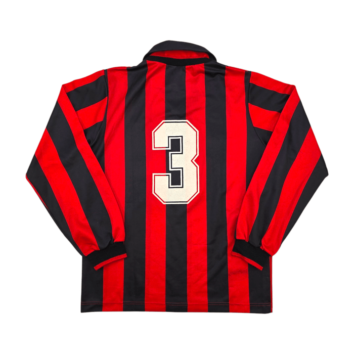 1990/91 AC Milan Home Football Shirt (S) Adidas #3 (Maldini) - Football Finery - FF300921
