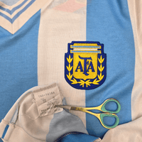 1990/91 Argentina Home Football Shirt (M) Adidas 10 (Upgraded Template) - Football Finery - FF303918