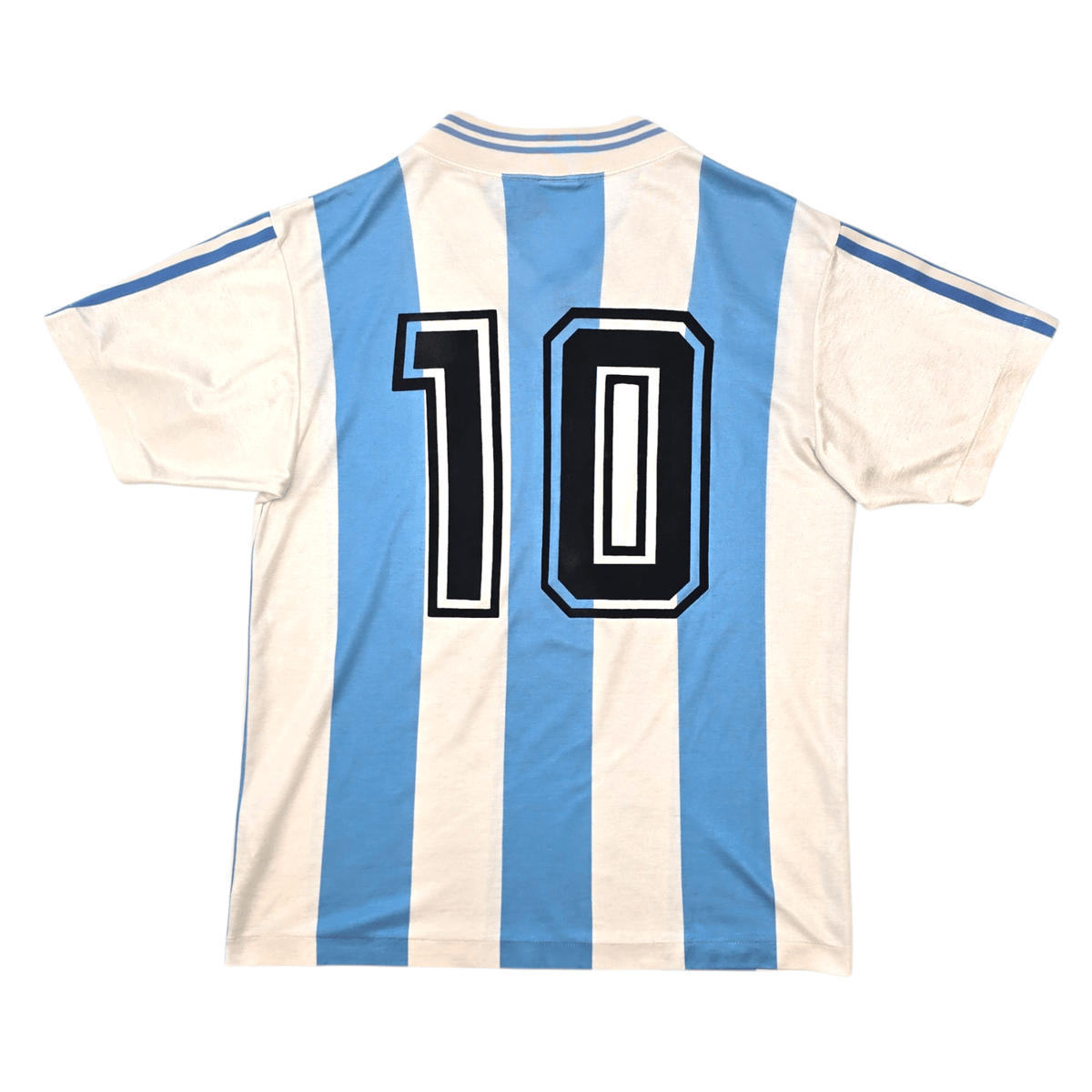 1990/91 Argentina Home Football Shirt (M) Adidas 10 (Upgraded Template) - Football Finery - FF303918