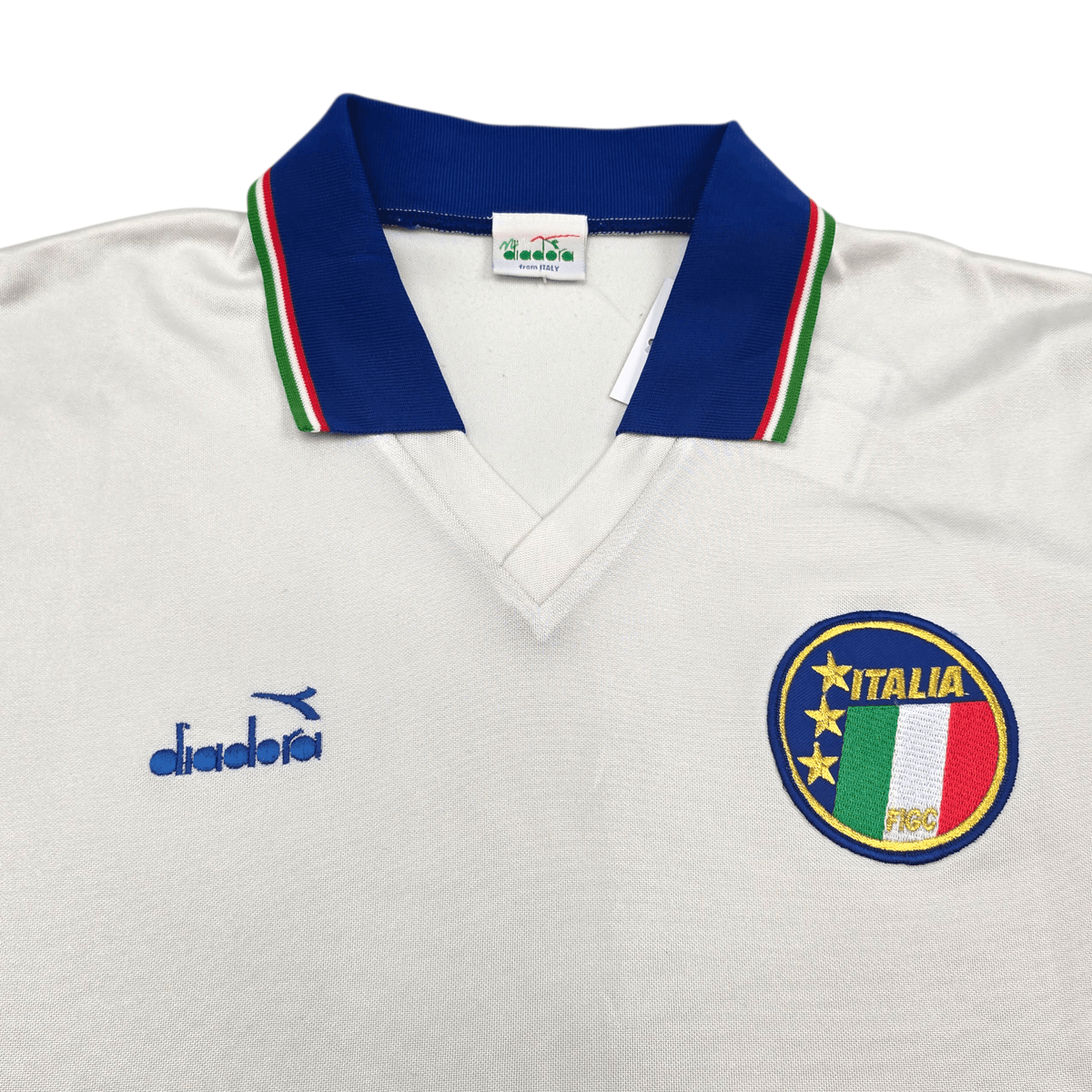 1990/91 Italy Away Football Shirt (L) Diadora (Upgraded Template) - Football Finery - FF303914