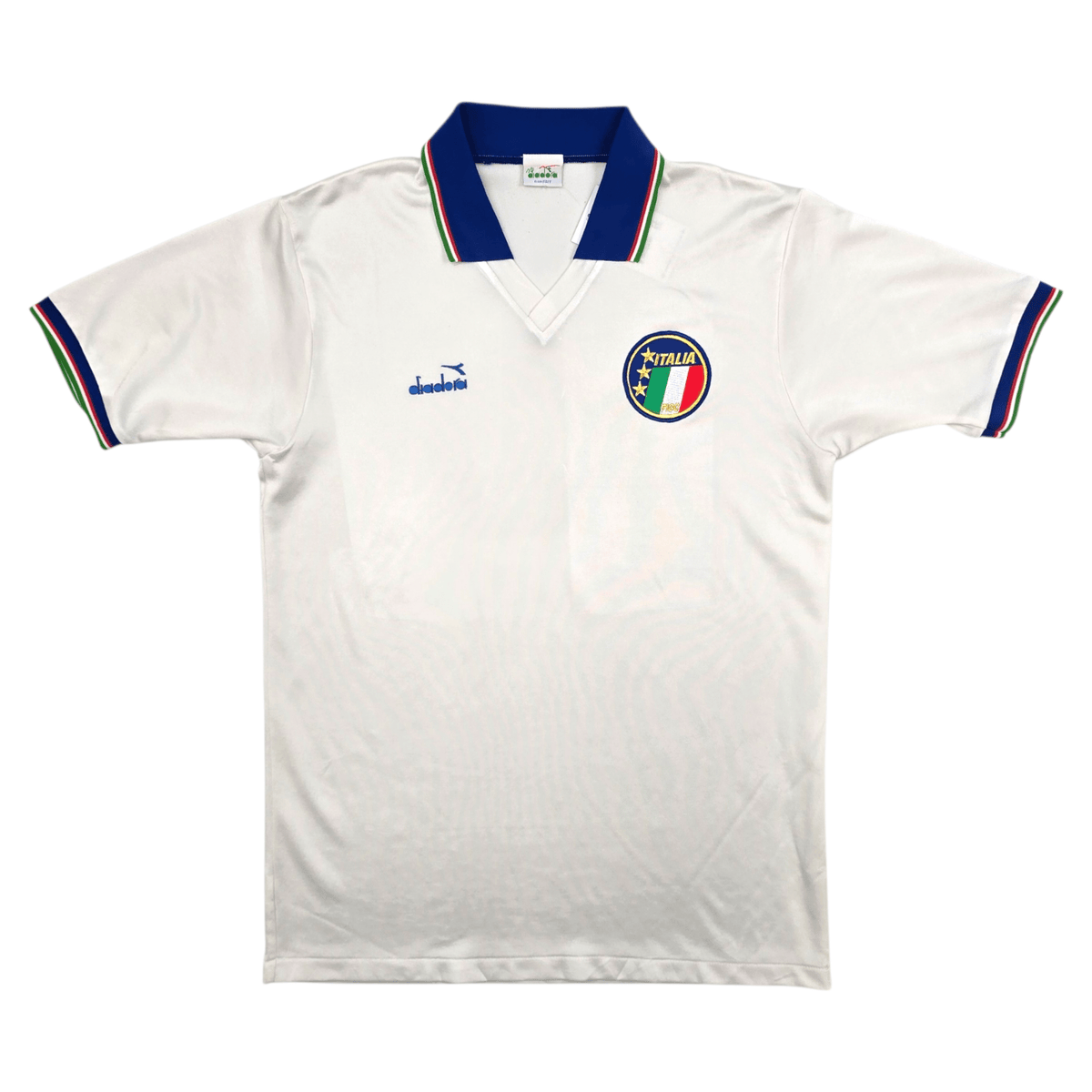 1990/91 Italy Away Football Shirt (L) Diadora (Upgraded Template) - Football Finery - FF303914