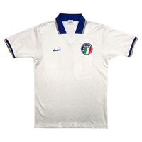 1990/91 Italy Away Football Shirt (L) Diadora (Upgraded Template) - Football Finery - FF303914