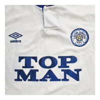 1990/91 Leeds United Home Football Shirt (L) Umbro - Football Finery - FF202520