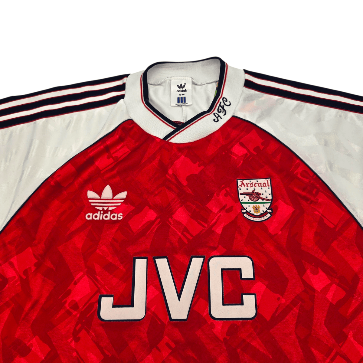 1990/92 Arsenal Home Football Shirt (L) Adidas - Football Finery - FF301800