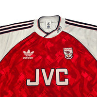 1990/92 Arsenal Home Football Shirt (L) Adidas - Football Finery - FF301800