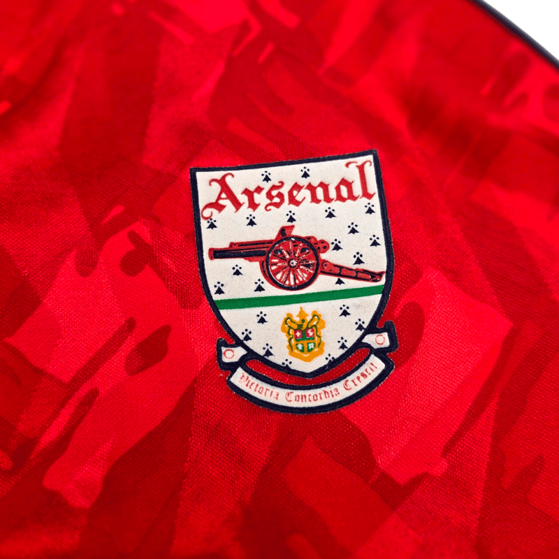 1990/92 Arsenal Home Football Shirt (L) Adidas - Football Finery - FF301800
