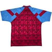 1990/92 Aston Villa Home Football Shirt (L) Umbro - Football Finery - FF302122