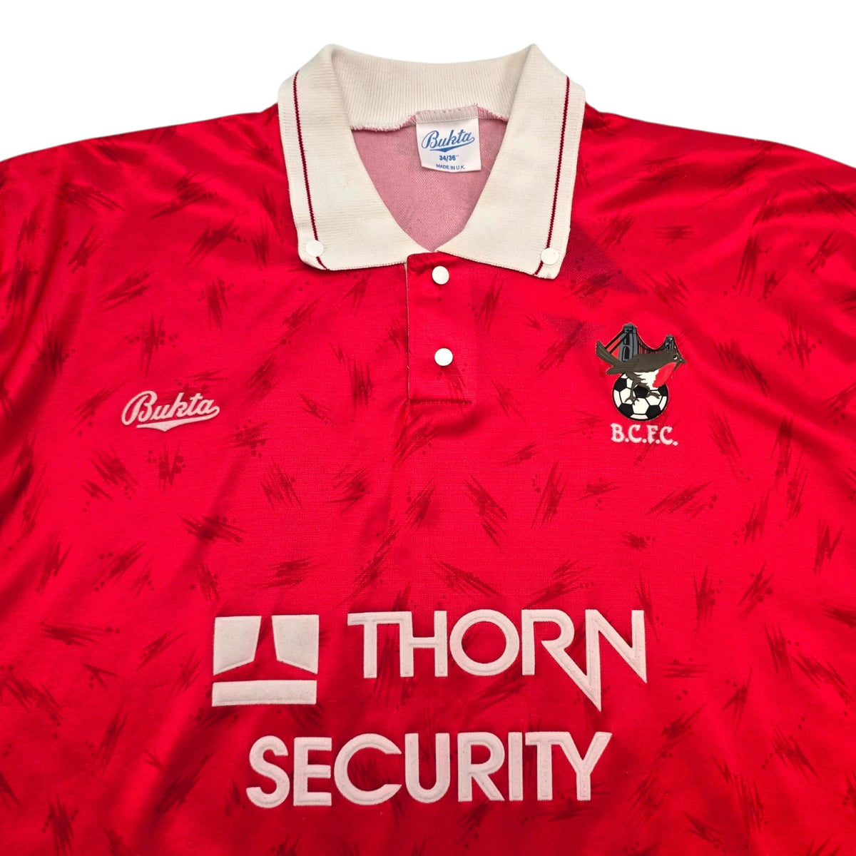 1990/92 Bristol City Home Football Shirt (S) Bukta - Football Finery - FF307934