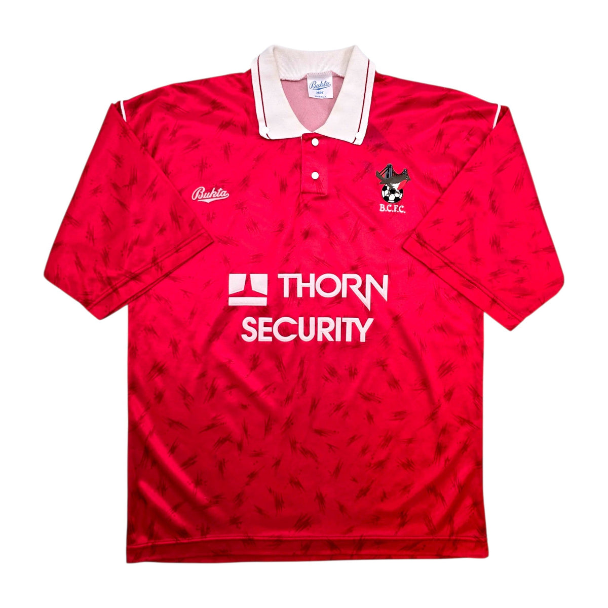 1990/92 Bristol City Home Football Shirt (S) Bukta - Football Finery - FF307934