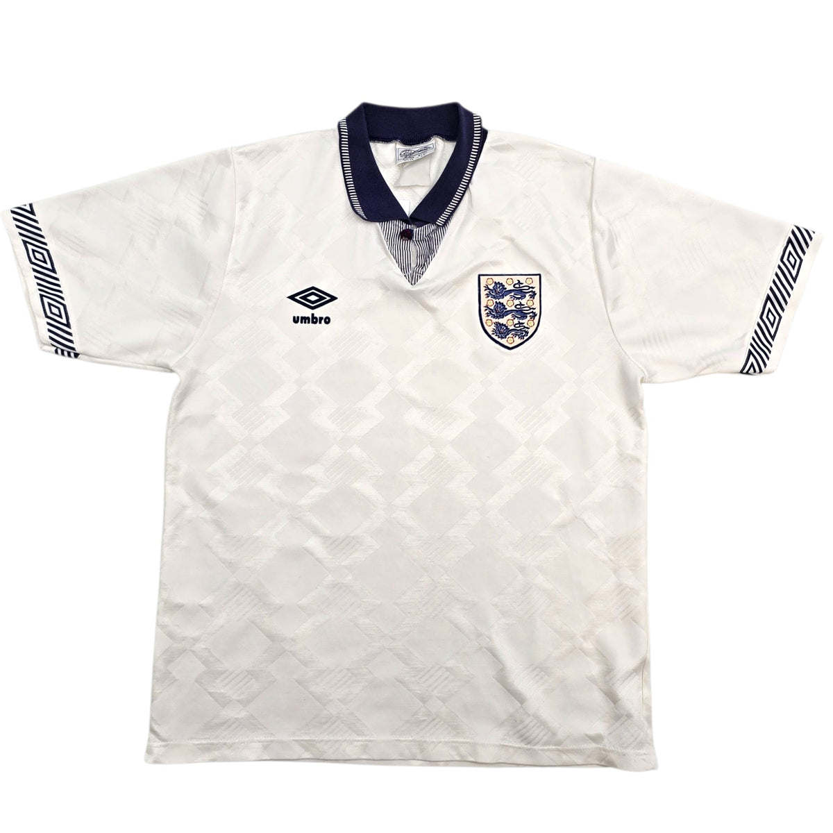 1990/92 England Home Football Shirt (S) Umbro - Football Finery - FF306546