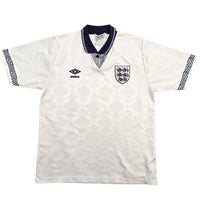 1990/92 England Home Football Shirt (S) Umbro - Football Finery - FF306546