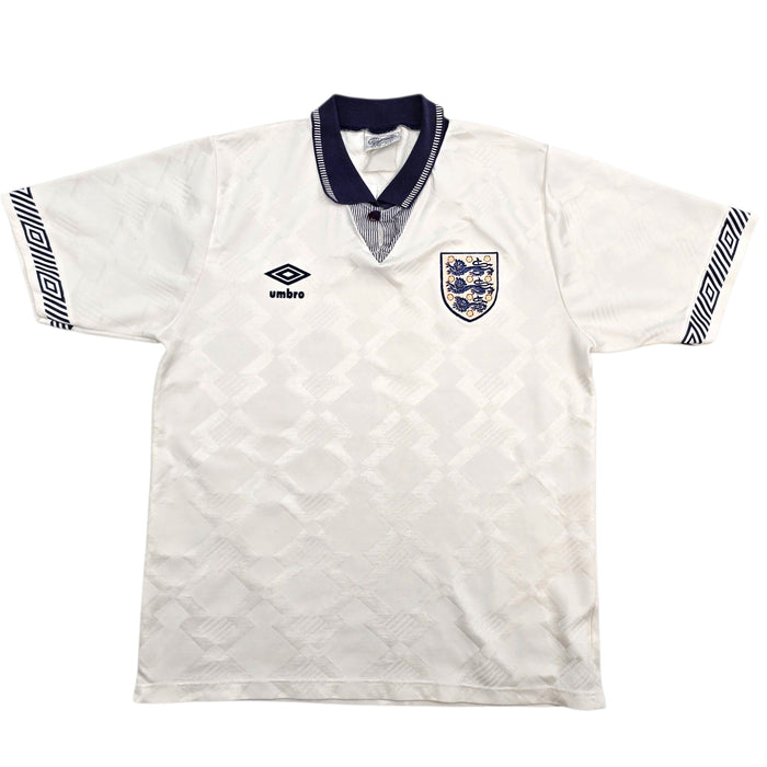 1990/92 England Home Football Shirt (S) Umbro - Football Finery - FF306546