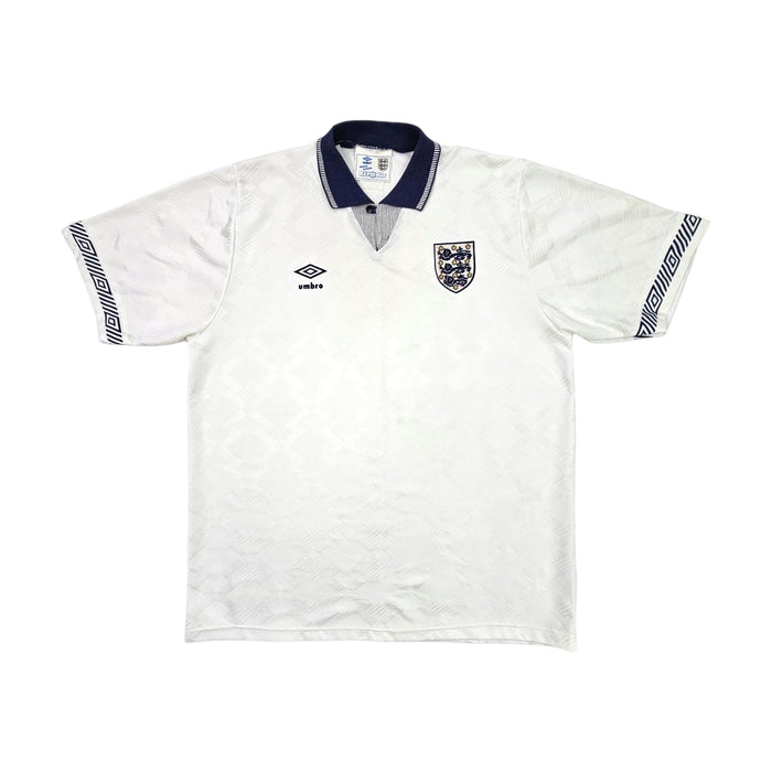 1990/92 England Home Football Shirt (XL) Umbro - Football Finery - FF203260