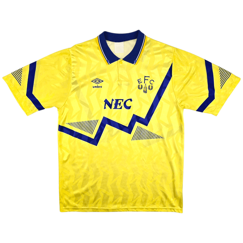1990/92 Everton Away Football Shirt (L) Umbro - Football Finery - FF300932