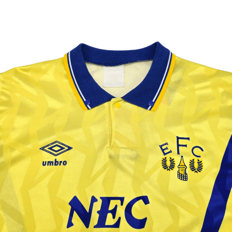 1990/92 Everton Away Football Shirt (L) Umbro - Football Finery - FF300932
