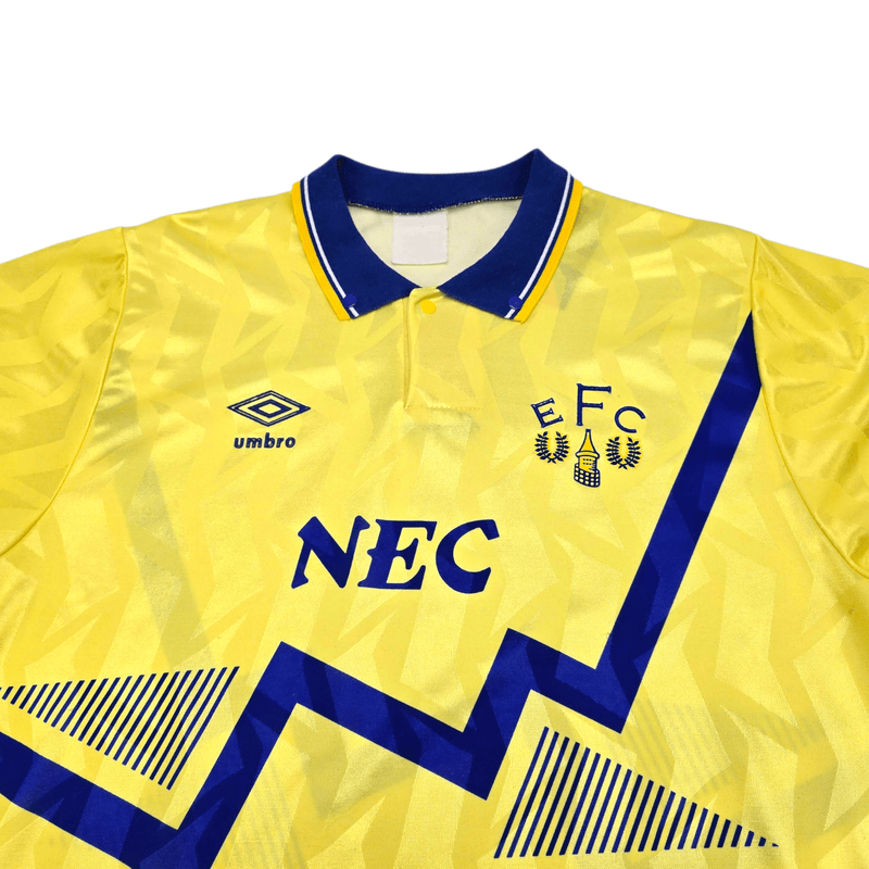 1990/92 Everton Away Football Shirt (L) Umbro - Football Finery - FF300932