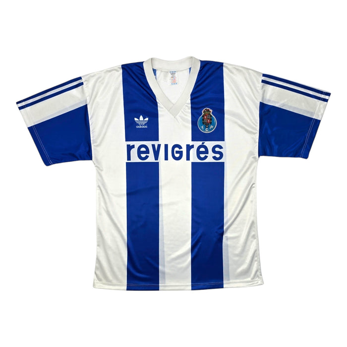 1990/92 FC Porto Home Football Shirt (L) Adidas - Football Finery - FF203964