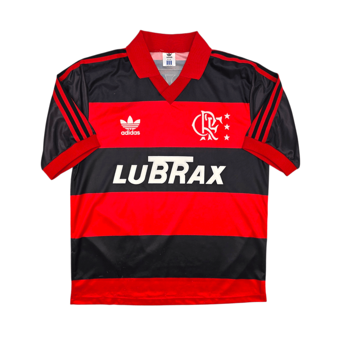 1990/92 Flamengo Home Football Shirt (L) Adidas - Football Finery - FF302047