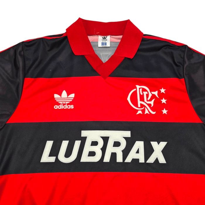 1990/92 Flamengo Home Football Shirt (L) Adidas - Football Finery - FF302047