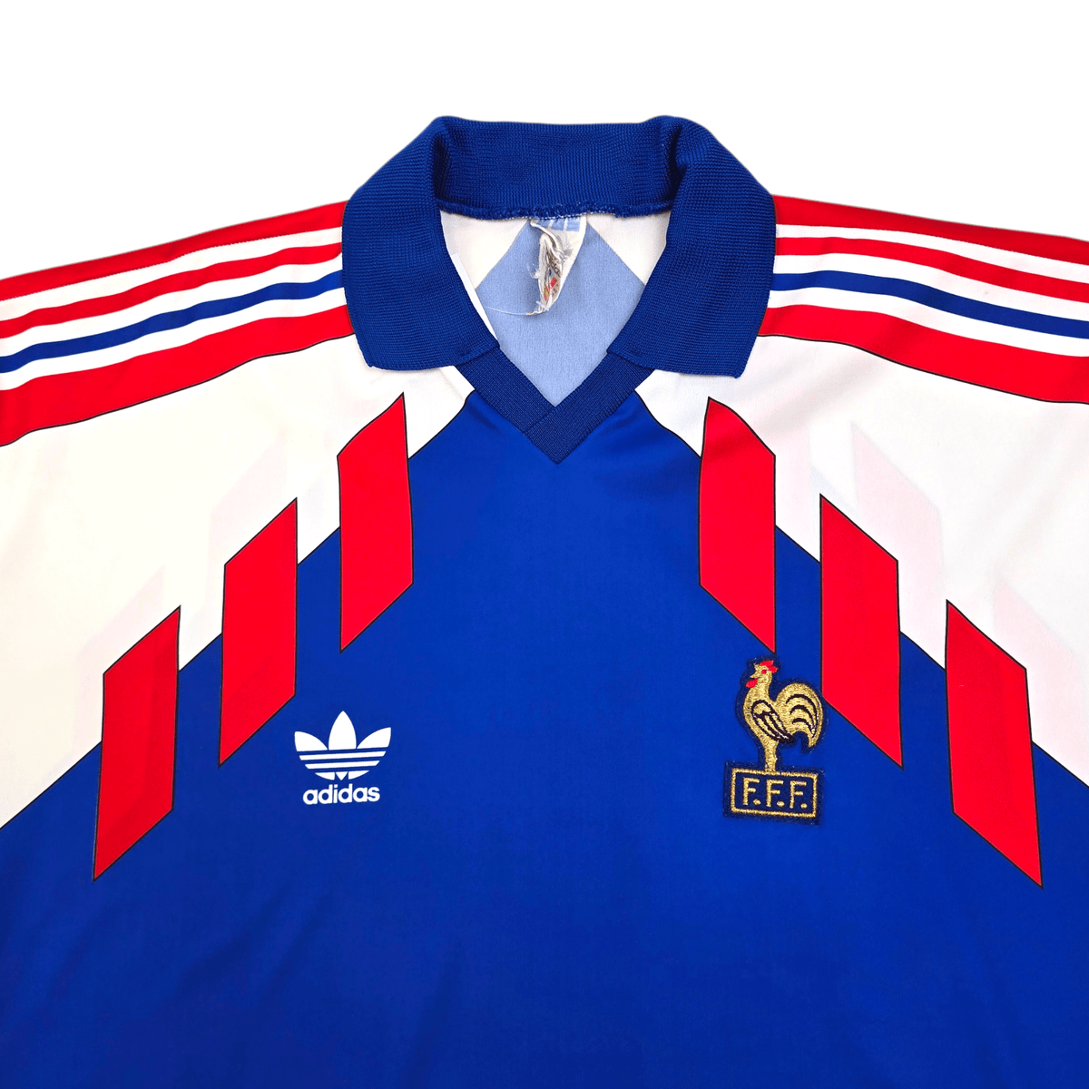 1990/92 France Home Football Shirt (L) Adidas - Football Finery - FF305260