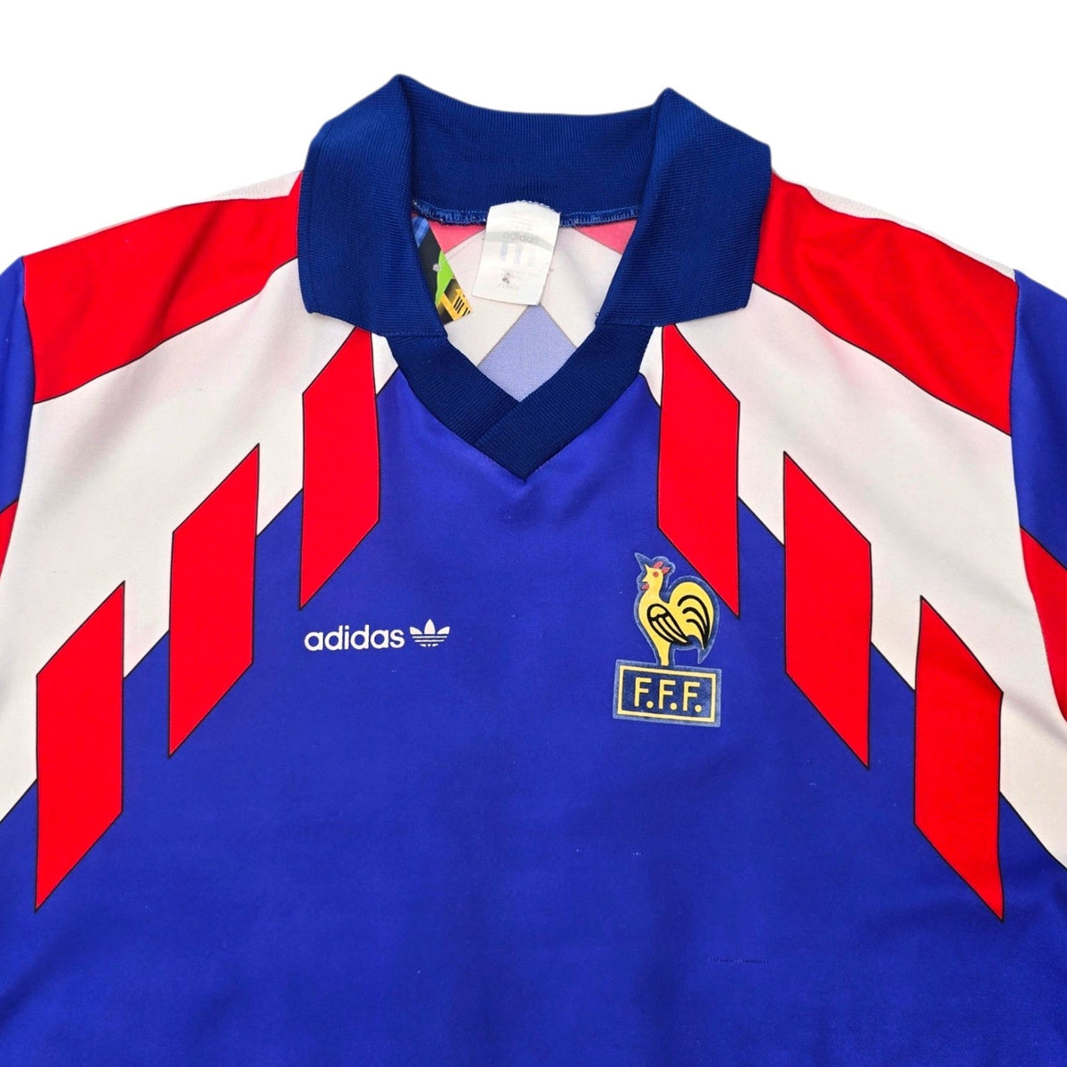 1990/92 France Home Football Shirt (XL) Adidas #11 - Football Finery - FF308068
