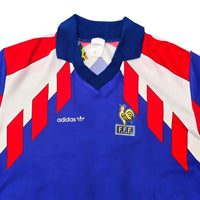 1990/92 France Home Football Shirt (XL) Adidas #11 - Football Finery - FF308068