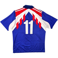 1990/92 France Home Football Shirt (XL) Adidas #11 - Football Finery - FF308068