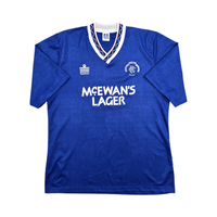 1990/92 Glasgow Rangers Home Football Shirt (L) Admiral - Football Finery - FF303088