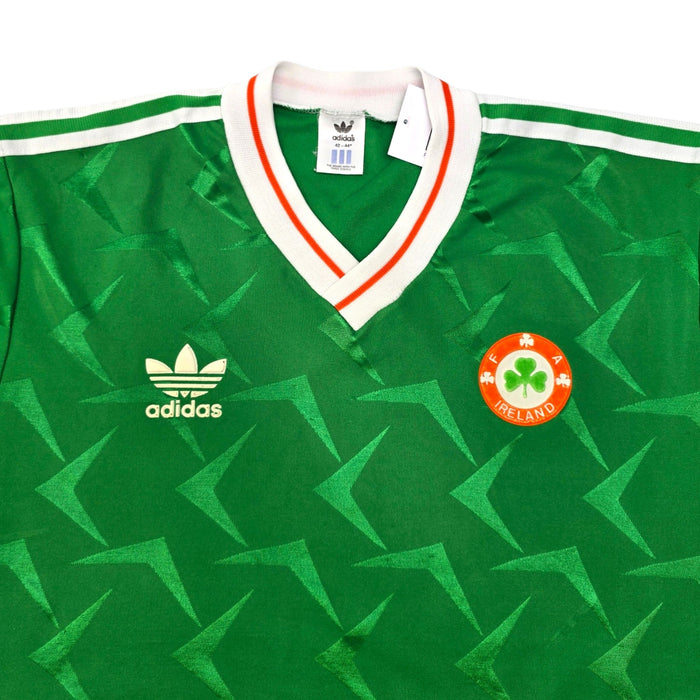 1990/92 Ireland Home Football Shirt (L) Adidas - Football Finery - FF308164
