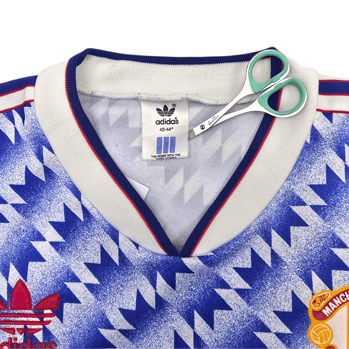 1990/92 Manchester United Away Football Shirt (L) Adidas - Football Finery - FF305082