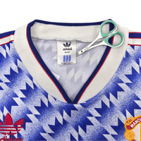 1990/92 Manchester United Away Football Shirt (L) Adidas - Football Finery - FF305082