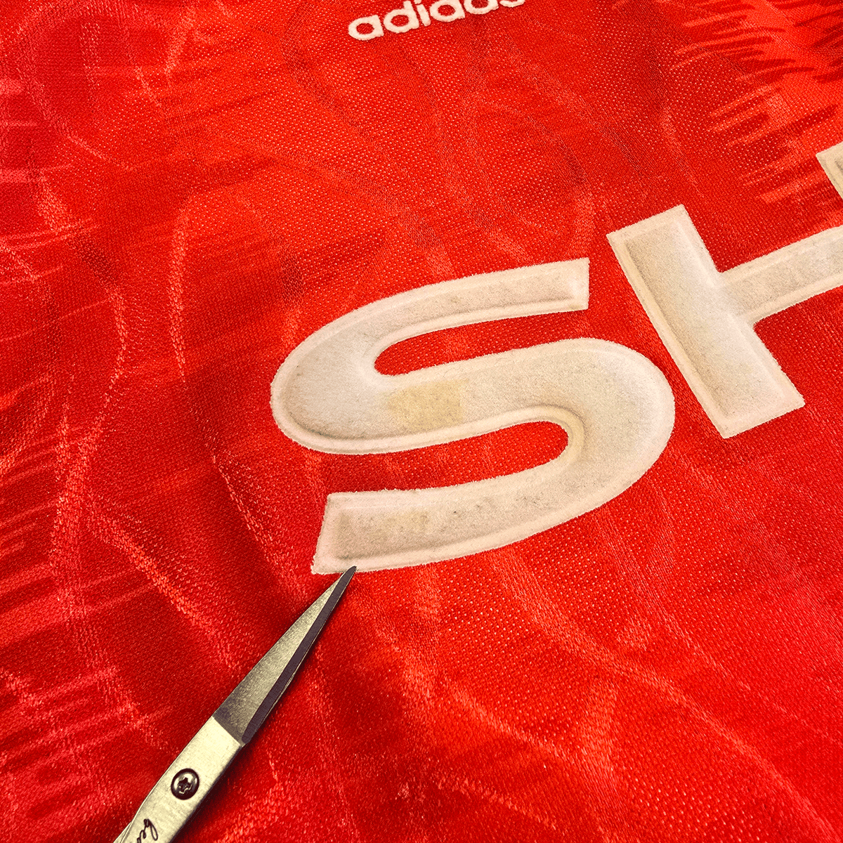 1990/92 Manchester United Home Football Shirt (L) Adidas - Football Finery - FF304684