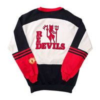1990/92 Manchester United Training Sweater (Y) Adidas - Football Finery - FF308129