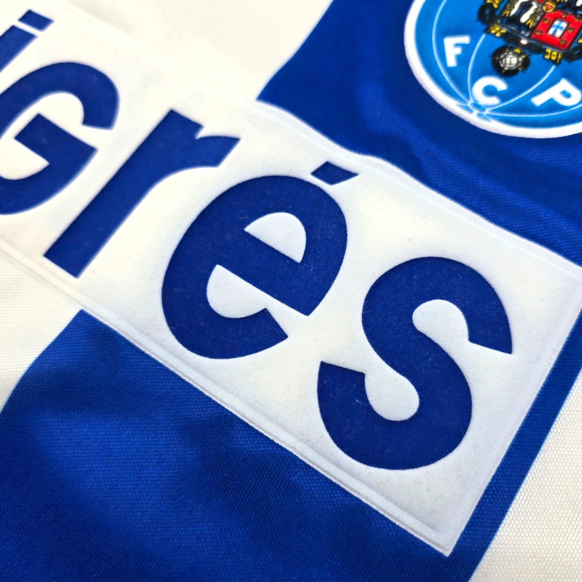 1990/92 Porto Home Football Shirt (M) Adidas - Football Finery - FF307932