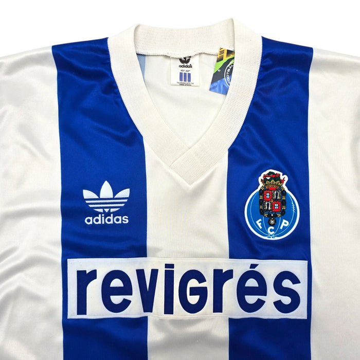 1990/92 Porto Home Football Shirt (M) Adidas - Football Finery - FF307932
