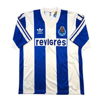 1990/92 Porto Home Football Shirt (M) Adidas - Football Finery - FF307932
