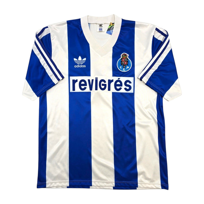 1990/92 Porto Home Football Shirt (M) Adidas - Football Finery - FF307932