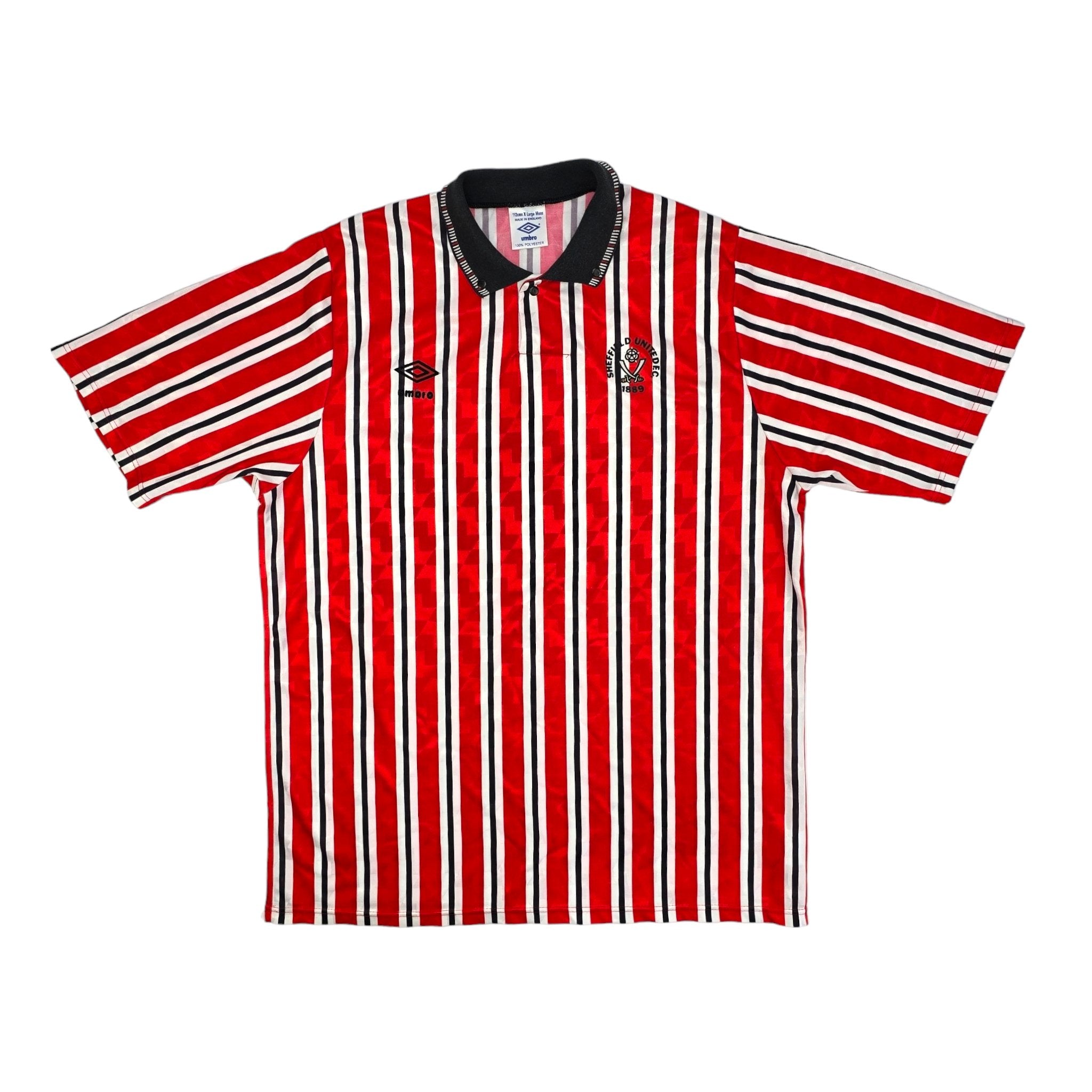 1990 92 Sheffield United Home Football Shirt XL Umbro – Football