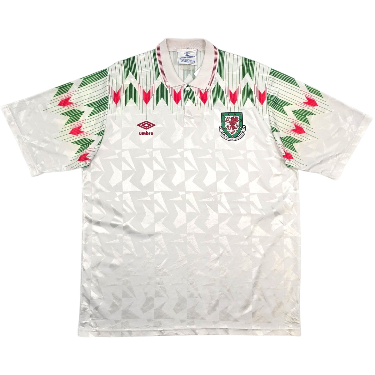 1990/93 Wales Away Football Shirt (XL) Umbro - Football Finery - FF305853
