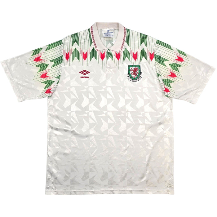 1990/93 Wales Away Football Shirt (XL) Umbro - Football Finery - FF305853