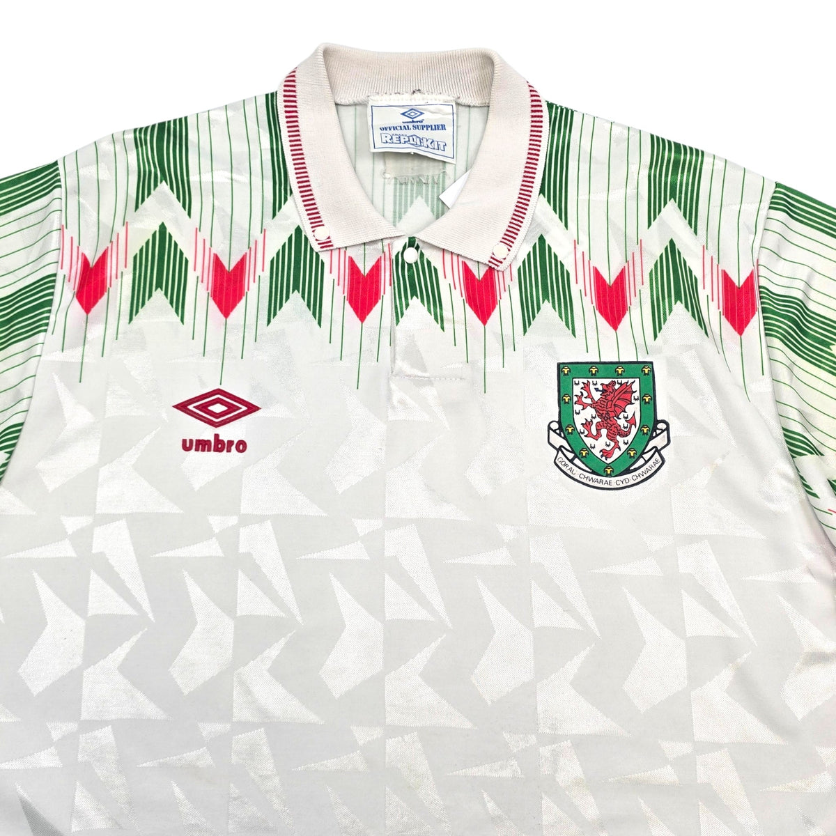 1990/93 Wales Away Football Shirt (XL) Umbro - Football Finery - FF305853