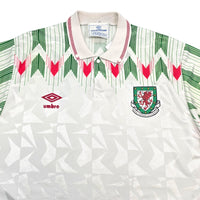 1990/93 Wales Away Football Shirt (XL) Umbro - Football Finery - FF305853