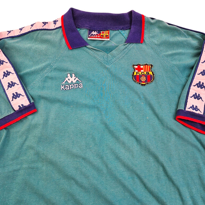 1990s Barcelona Training Shirt (L) Kappa - Football Finery - FF203035
