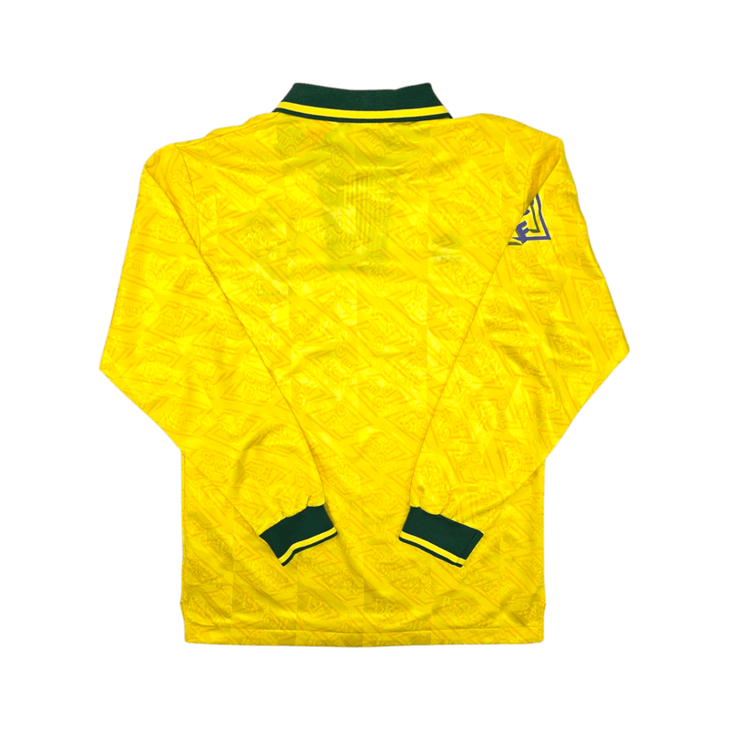 1991/92 Brazil Home Football Shirt (L) Umbro - Football Finery - FF204541